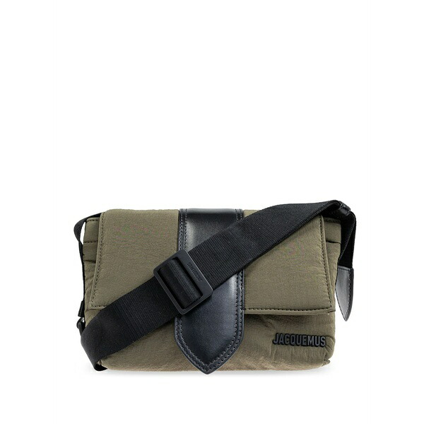 ジャクエムス メンズ ショルダーバッグ 御徒面子 Le petite messenger bambino cross body bag Green