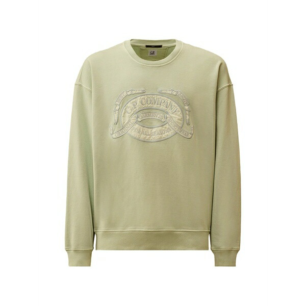 シーピーカンパニー メンズ パーカー・スウェットシャツ アウター Chest-logo sweatshirt Green