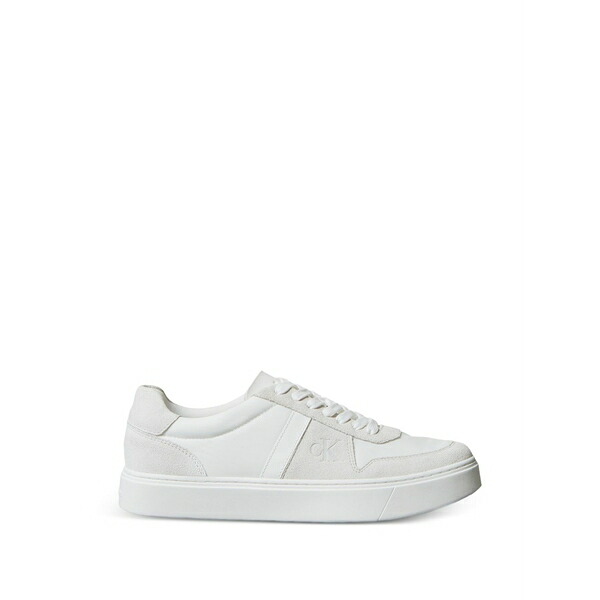 カルバンクライン メンズ スニーカー シューズ Lace-up sneakers White