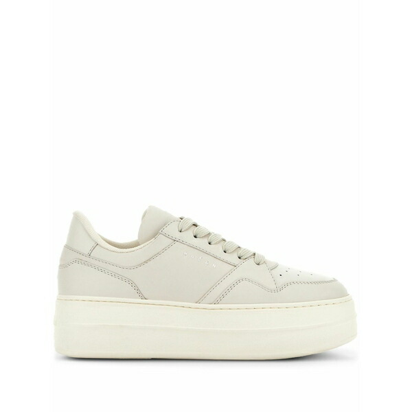 ホー火器 レディース スニーカー シューズ H670 flatform leather sneakers  Neutrals