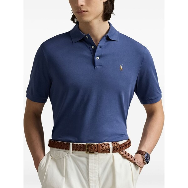 ラルフローレン メンズ スポーツシャツ トップス Short-sleeve polo shirt Blue