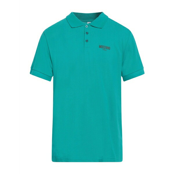 【送料無料】 モスキーノ メンズ Tシャツ トップス Polo shirts Green