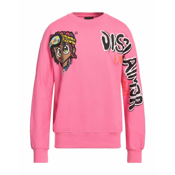 【貨物輸送無料】 ディスクレイマー メンズ パーカー・スウェットシャツ アウター Sweatshirts Pink トップス-メンズファッション