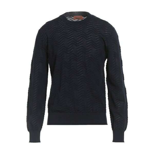 【送料無料】 ミッソーニ メンズ ニット&セーター アウター Sweaters Blue|asty