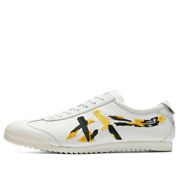 Onitsuka Tiger オニツカタイガー メンズ スニーカー 【Onitsuka Tiger Mexico 66 Deluxe 'White Vibrant Yellow' 1181A578-101】 サイズ US_9.5(27.5cm)｜asty