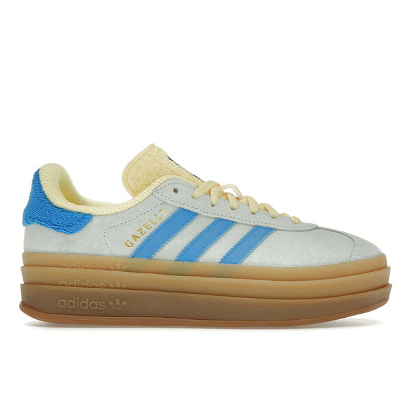 adidas アディダス レディース スニーカー  【adidas Gazelle Bold Almost Blue Yellow (Women\u0027s)】  大いさ US_6(23.0珊) Almost Blue/Bright Blue/Almost Yellow スニーカー-靴-レディース靴