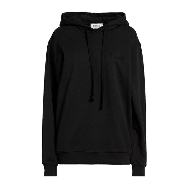 【貨物輸送無料】 ラネウス レディース パーカー・スウェットシャツ アウター Sweatshirts Black