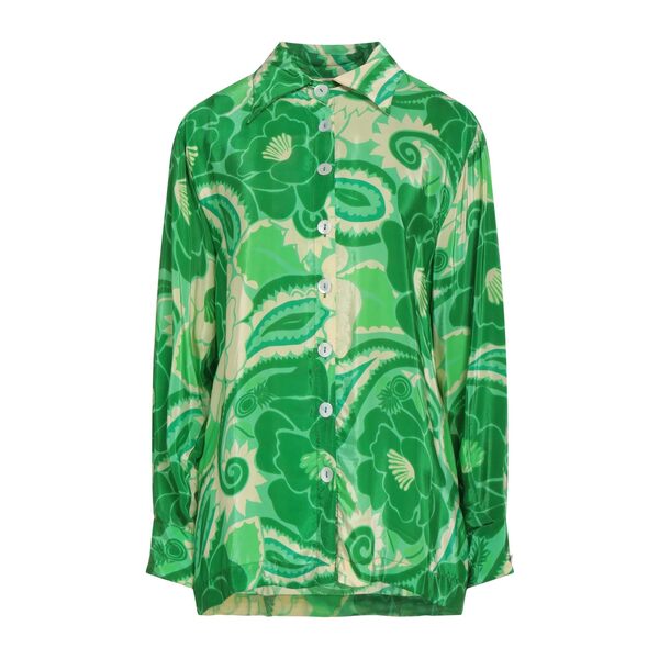 【送料無料】 ファーム リオ レディース シャツ トップス Shirts Green|asty