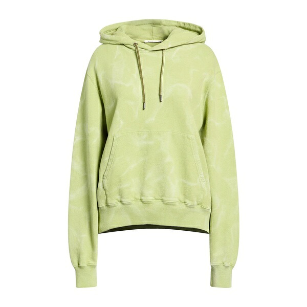 【貨物輸送無料】 木材 木材 レディース パーカー・スウェットシャツ アウター Sweatshirts Green