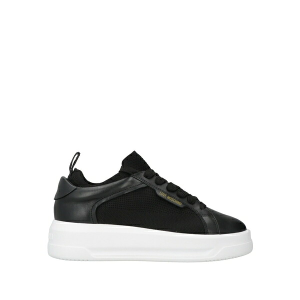 【送料無料】 モスキーノ レディース スニーカー シューズ Sneakers Black｜asty 58,680円