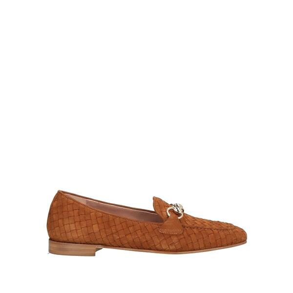 【貨物輸送無料】 カルピエーレ レディース スリッポン・ローファー シューズ Loafers Brown