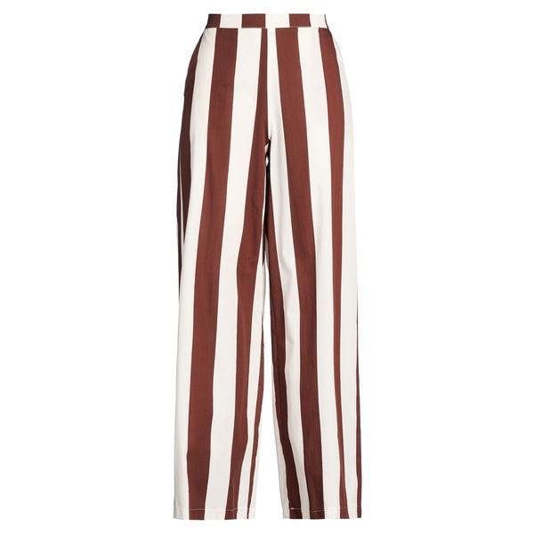 【送料無料】 ル ストレーゲ レディース カジュアルパンツ ボトムス Pants Brown|asty