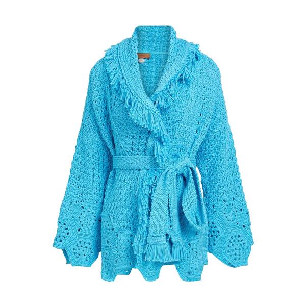 【貨物輸送無料】 アラヌイ レディース ジレー アウター Cardigans Azure