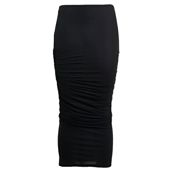 【貨物輸送無料】 ヴェルサーチ レディース スコート ボトムス Midi skirts Black ボトムス-レディースファッション-スカート