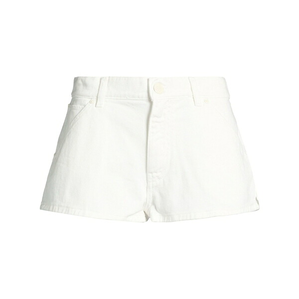 【貨物輸送無料】 ピンコ レディース ジーンズズボン下 ボトムス Denim shorts White
