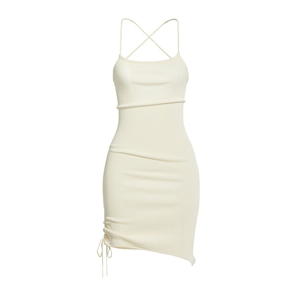 【送料無料】 イザベル・ベネナート レディース ワンピース トップス Mini dresses White｜asty
