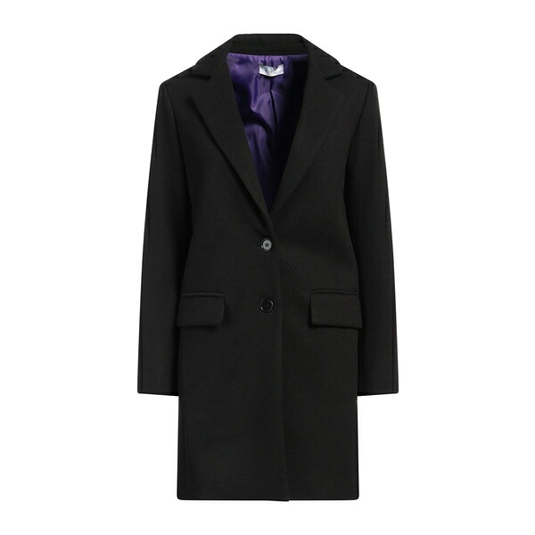 【送料無料】 ホッパー レディース ジャケット&ブルゾン アウター Coats Black|asty