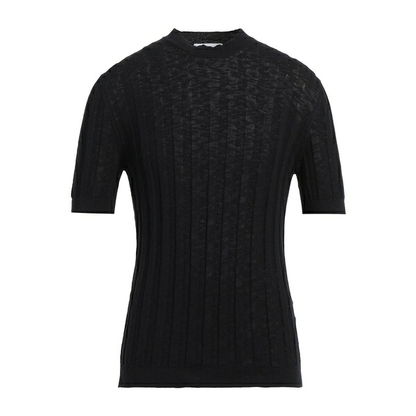 【貨物輸送無料】 アルファス テューディオ メンズ 編み物\u0026プルオーバー アウター Sweaters Black