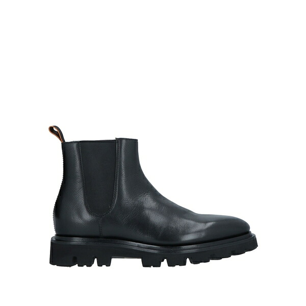 【送料無料】 サントーニ メンズ ブーツ シューズ Ankle boots Black｜asty