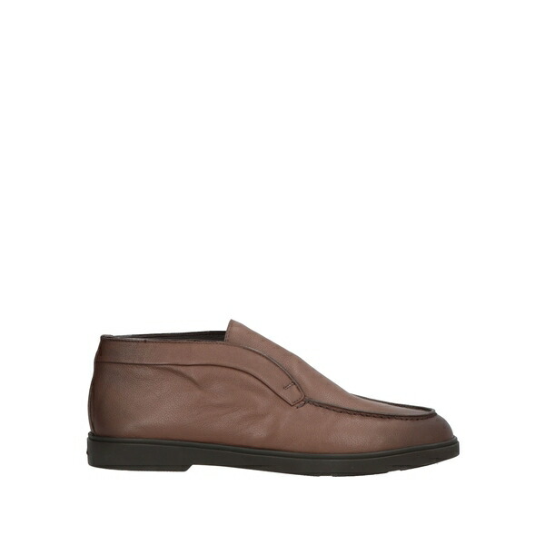 【貨物輸送無料】 サントーニ メンズ ブーツ シューズ Ankle boots Brown