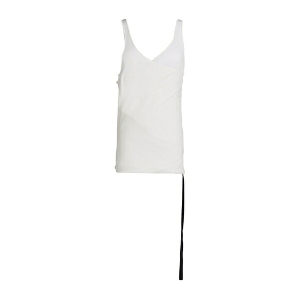 【送料無料】 リックオウエンス メンズ Tシャツ トップス Tank tops White