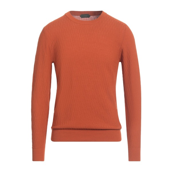 【送料無料】 ザノーネ メンズ ニット&セーター アウター Sweaters Orange｜asty