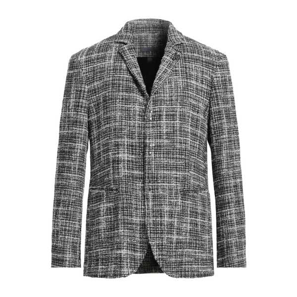 【送料無料】 ジョンバルベイトス メンズ ジャケット＆ブルゾン アウター Blazers Black｜asty