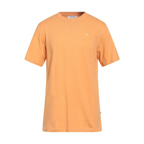 【送料無料】 ウッド ウッド メンズ Tシャツ トップス T-shirts Orange