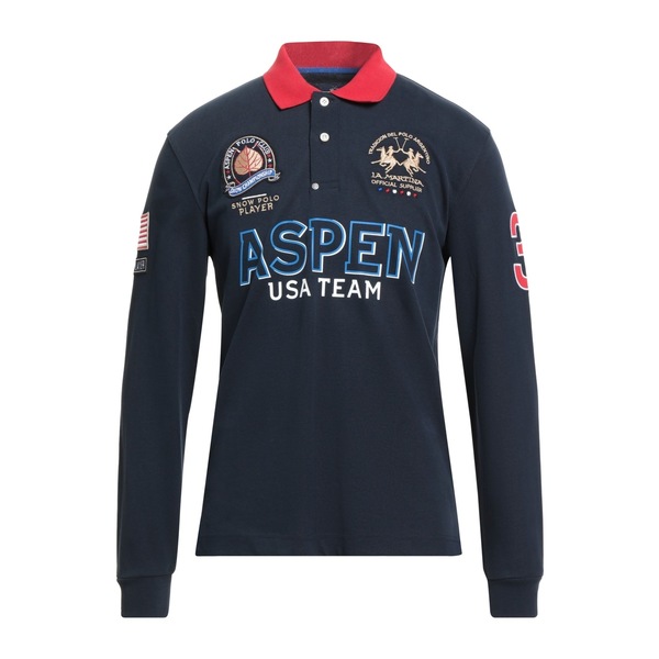 【送料無料】 ラ マルティーナ メンズ Tシャツ トップス Polo shirts Blue 33,670円