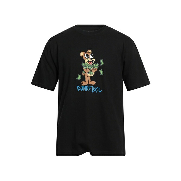 【送料無料】 ドムレベル メンズ Tシャツ トップス T-shirts Black｜asty 14,230円