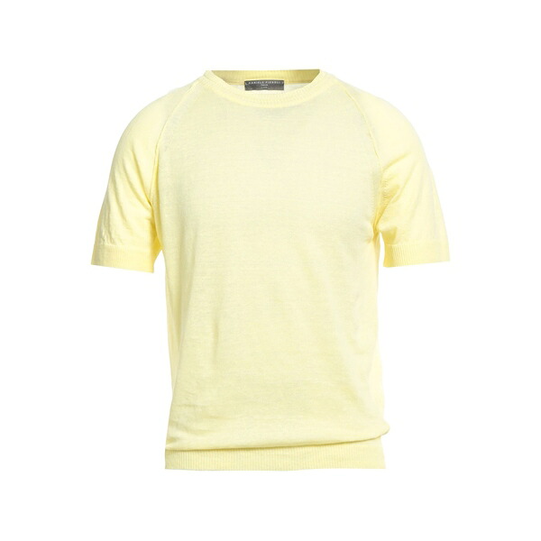 【貨物輸送無料】 ダニエル フィエゾリ メンズ 編み物\u0026プルオーバー アウター Sweaters Yellow