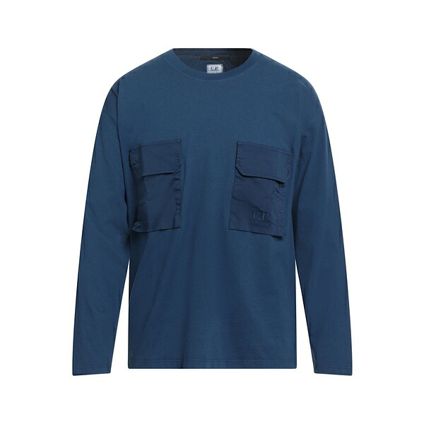 【送料無料】 シーピーカンパニー メンズ Tシャツ トップス T-shirts Blue