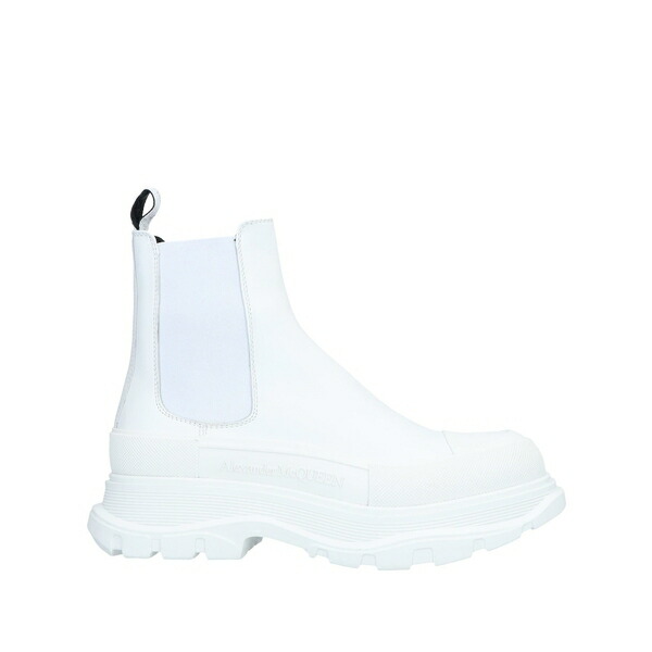 【貨物輸送無料】 マックイーン メンズ ブーツ シューズ Ankle boots White
