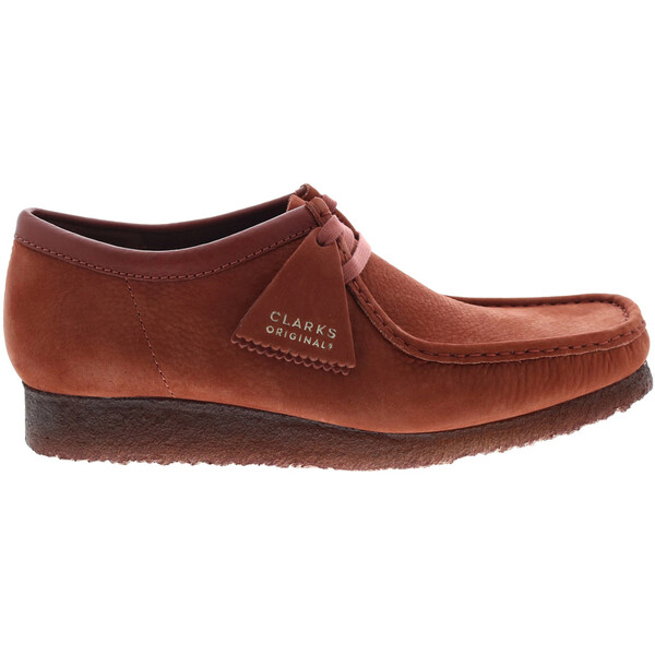 Clarks クラークス メンズ スニーカー 【Clarks Originals Wallabee Boot Burgundy Nubuck】 サイズ US_11(29.0cm) Burgundy｜asty