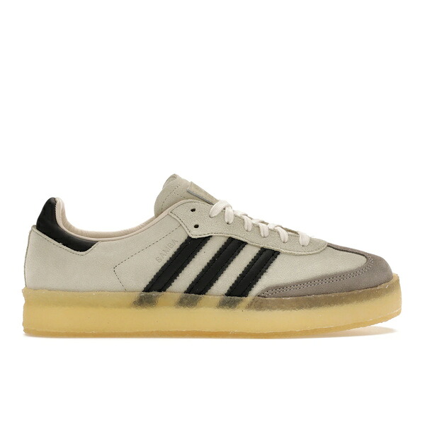 adidas アディダス メンズ スニーカー 【adidas Clarks 8th Street Samba by Ronnie Fieg Kithmas White Black】 サイズ US_10.5(28.5cm) Chalk White/Core Black/Chalk White｜asty