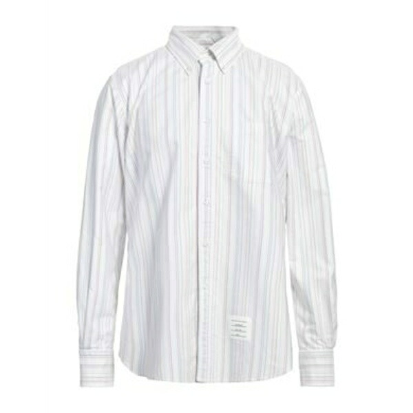 【送料無料】 トムブラウン メンズ シャツ トップス Shirts White|asty