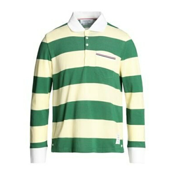 【送料無料】 トムブラウン メンズ ポロシャツ トップス Polo shirts Green|asty