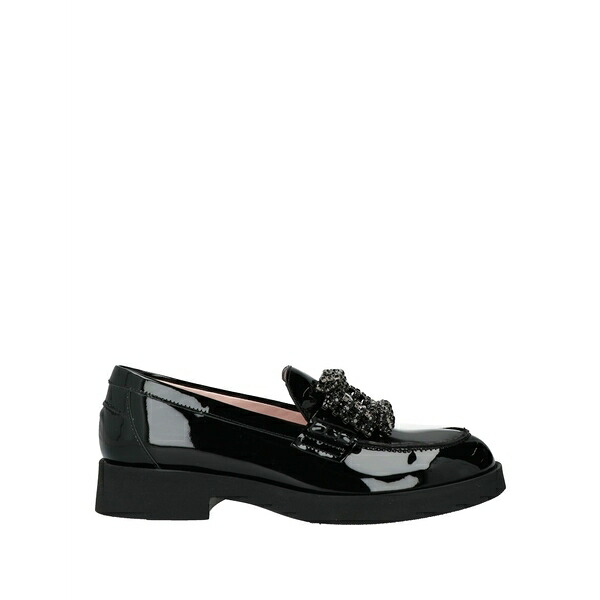 【送料無料】 ロリブル レディース スリッポン・ローファー シューズ Loafers Black