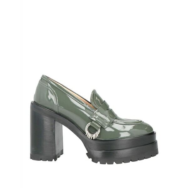 【送料無料】 エージーエル レディース スリッポン・ローファー シューズ Loafers Green