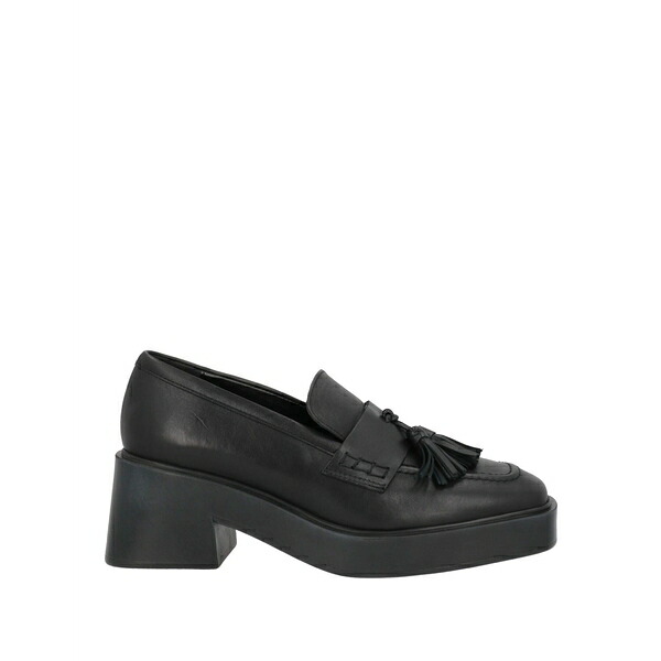 【送料無料】 ロレンツォ マリ レディース スリッポン・ローファー シューズ Loafers Black｜asty