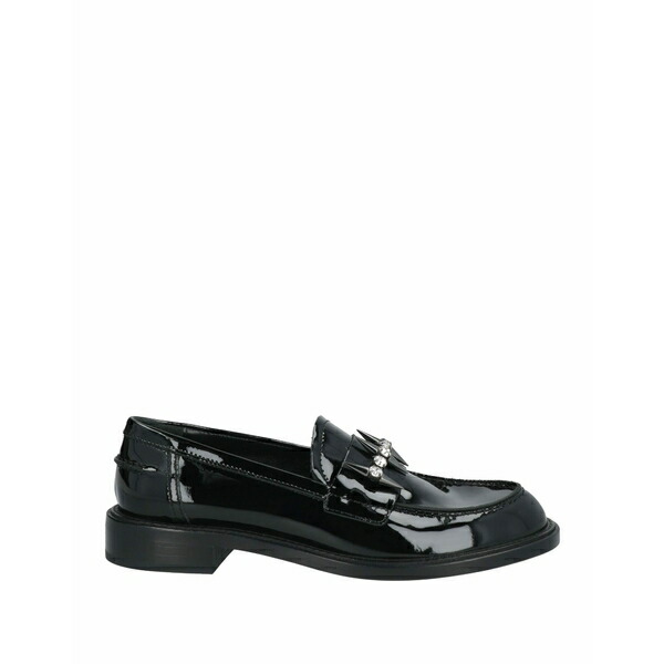 【送料無料】 エージーエル レディース スリッポン・ローファー シューズ Loafers Black｜asty