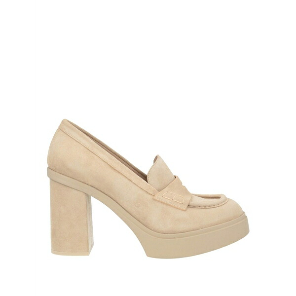 【送料無料】 サントーニ レディース スリッポン・ローファー シューズ Loafers Beige