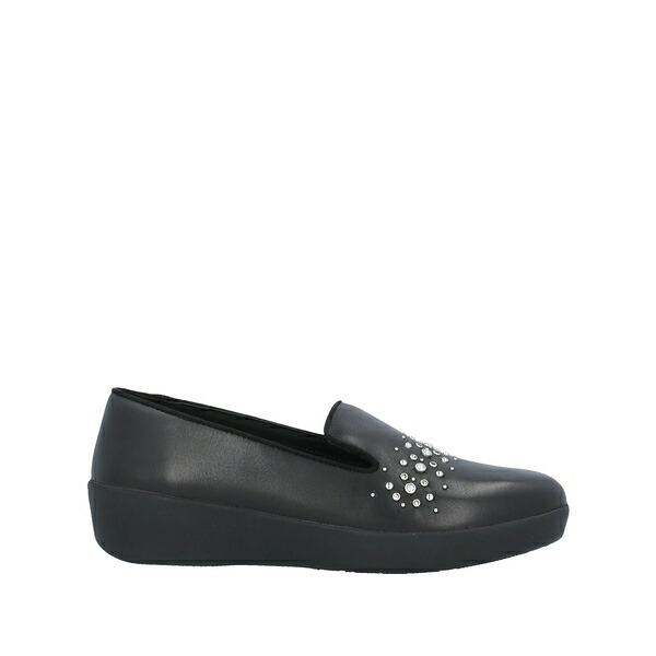 【送料無料】 フィットフロップ レディース スリッポン・ローファー シューズ Loafers Black|asty