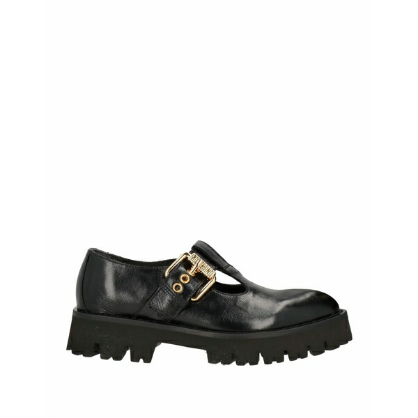 【送料無料】 モスキーノ レディース スリッポン・ローファー シューズ Loafers Black 54,480円