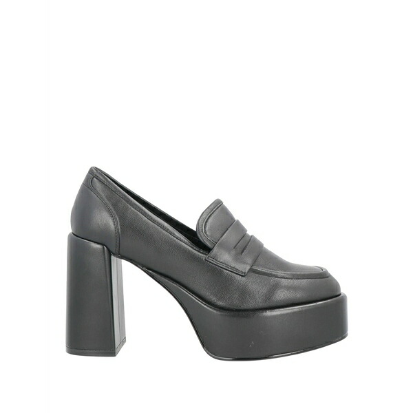 【送料無料】 ジャノット レディース スリッポン・ローファー シューズ Loafers Black