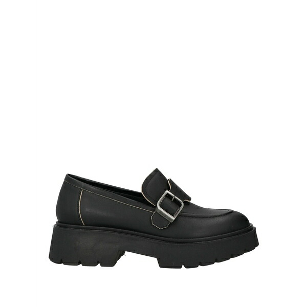 【送料無料】 ジャネット&ジャネット レディース スリッポン・ローファー シューズ Loafers Black