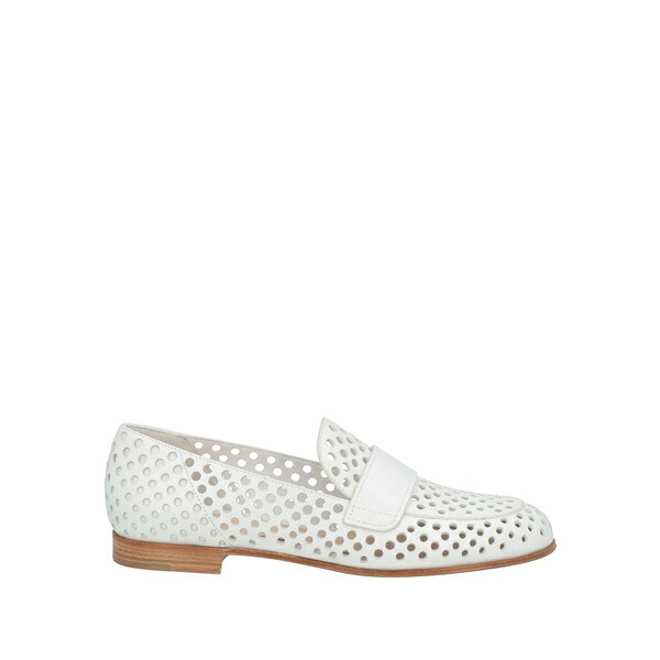 【送料無料】 ジャンヴィト ロッシ レディース スリッポン・ローファー シューズ Loafers White