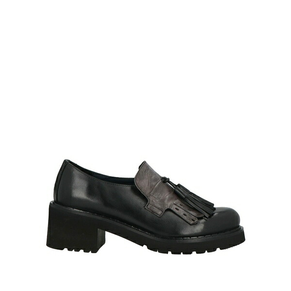 【送料無料】 カルピエーレ レディース スリッポン・ローファー シューズ Loafers Black