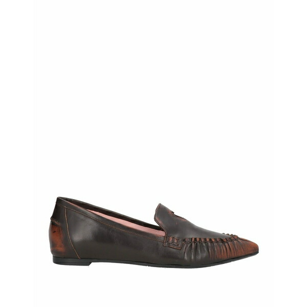 【送料無料】 ラス レディース スリッポン・ローファー シューズ Loafers Brown