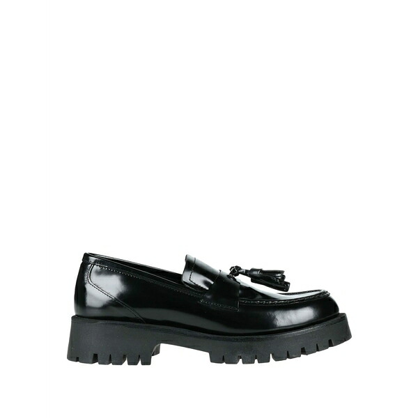 【送料無料】 ジョナック レディース スリッポン・ローファー シューズ Loafers Black|asty
